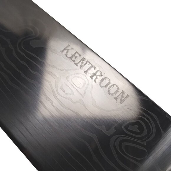 KENTROON 7-Inch Professional Nakiri Knife High Carbon Stainless Steel W/ Sheath - Picture 2 of 9